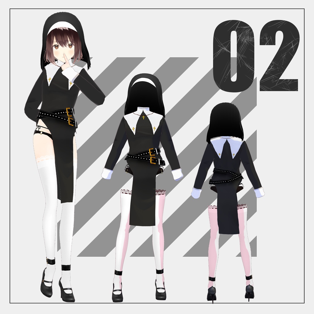 シスター服【VRoid】