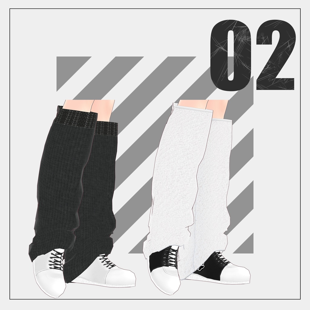 シューズ&ブーツセット(Shoes set)【VRoid】