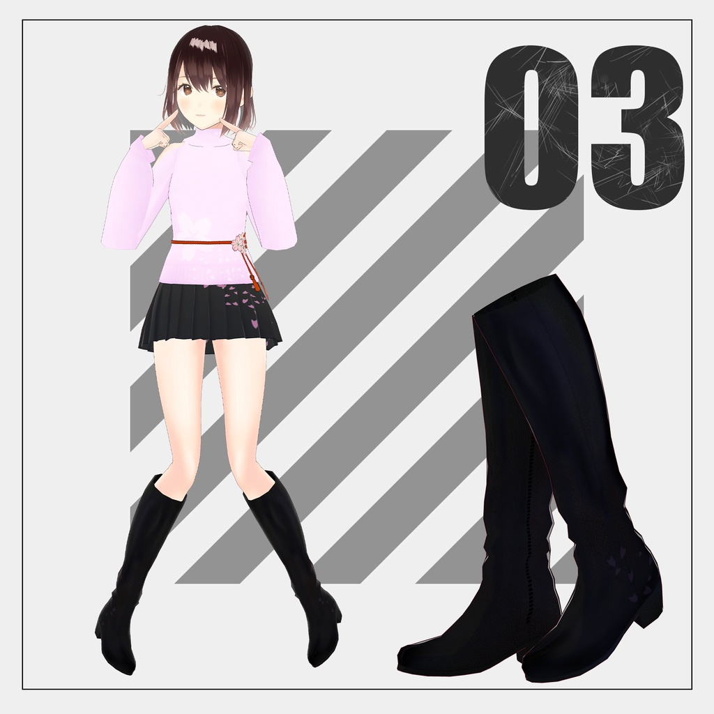 サクラコーデ【VRoid】