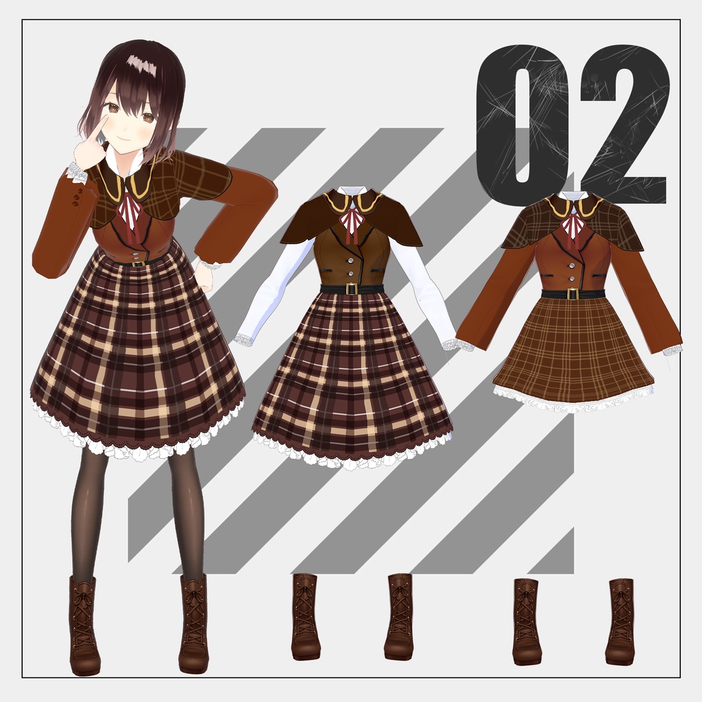 探偵服【VRoid】