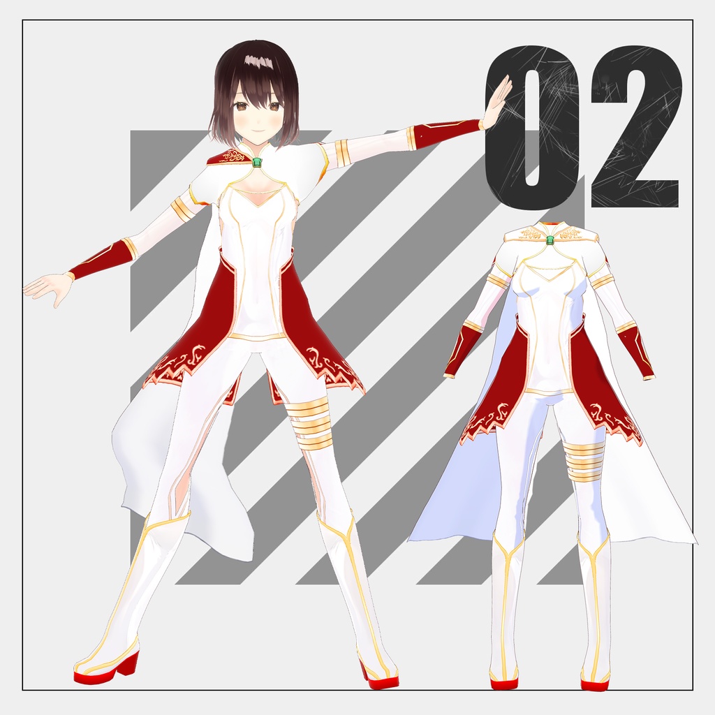 ヒーロースーツ【VRoid】