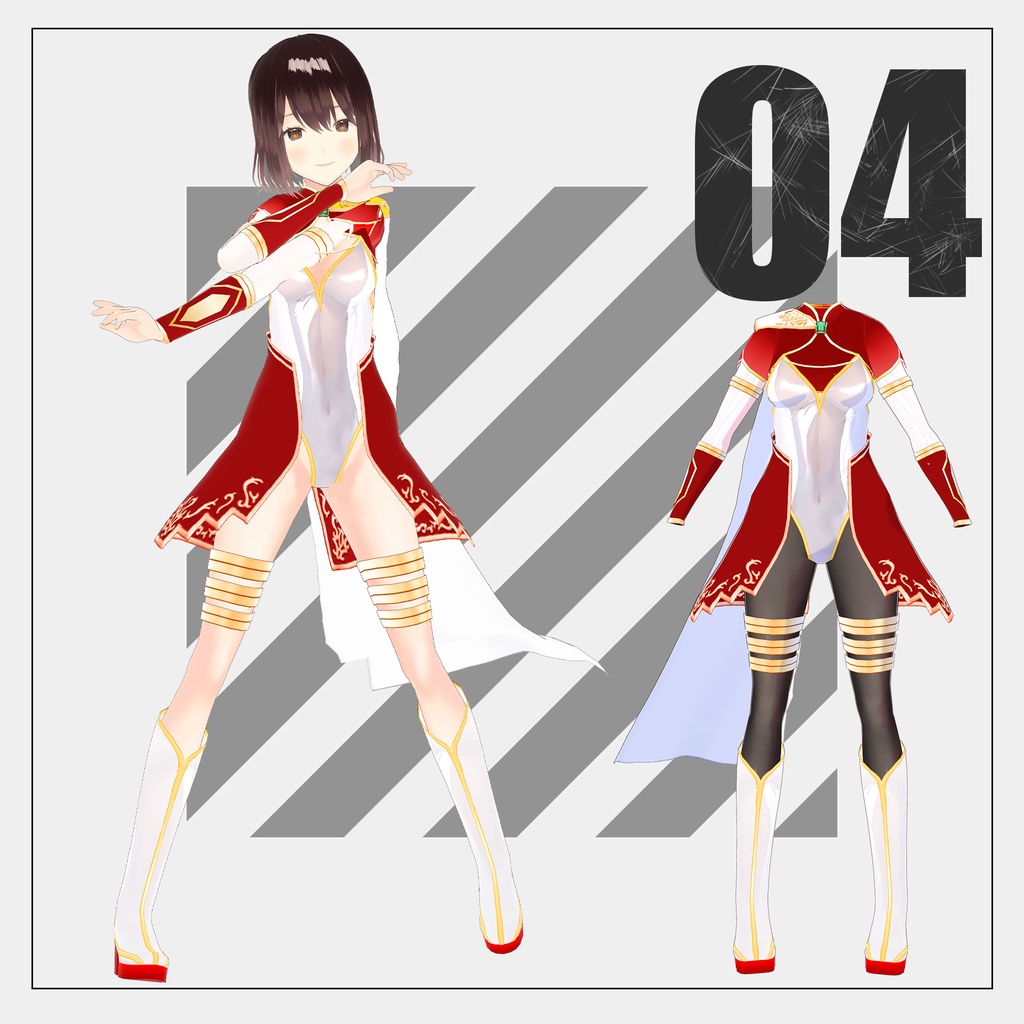 ヒーロースーツ【VRoid】