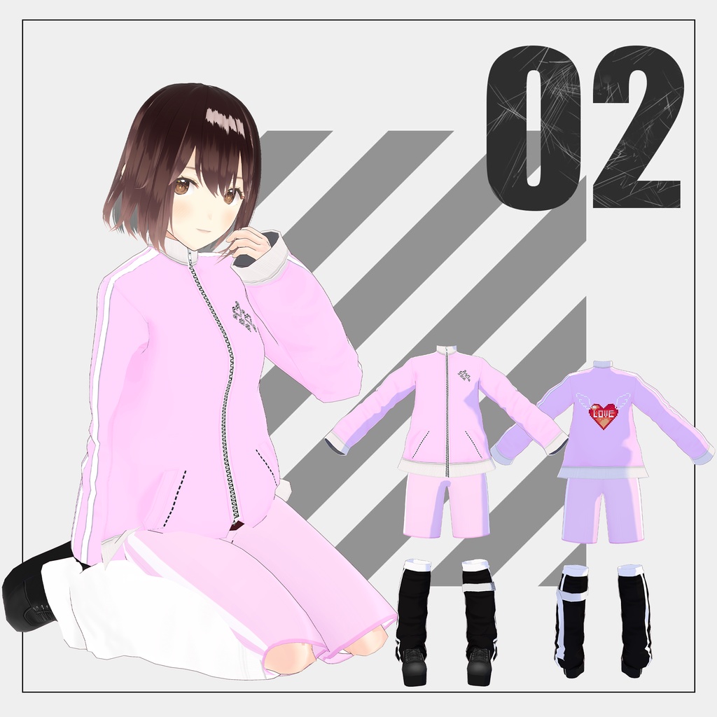 ジャージ/jersey【VRoid】