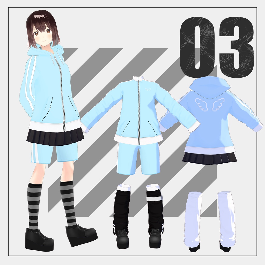 ジャージ/jersey【VRoid】