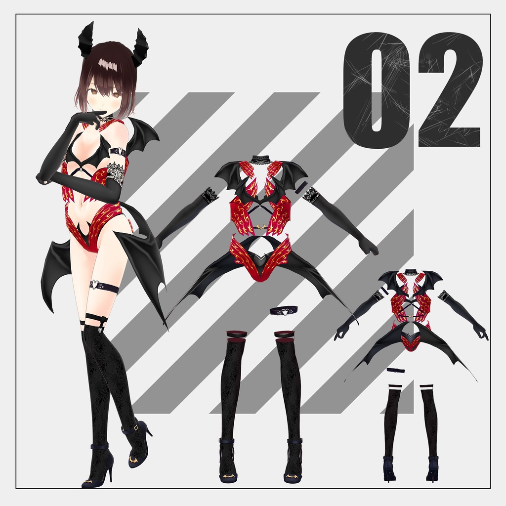 サキュバス衣装【VRoid】