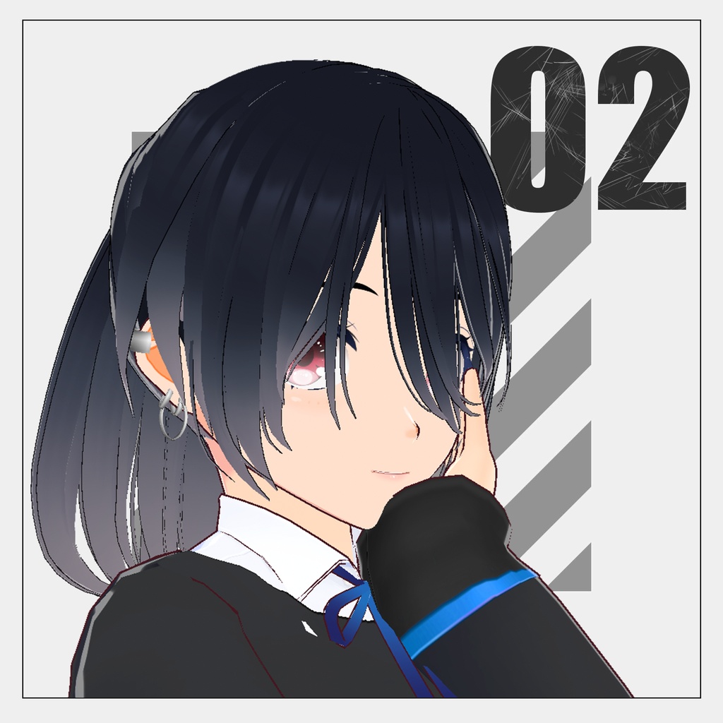 アクセサリー(髪飾り,ネックレス,ベルト,ピアス,ブレスレット)【VRoid】