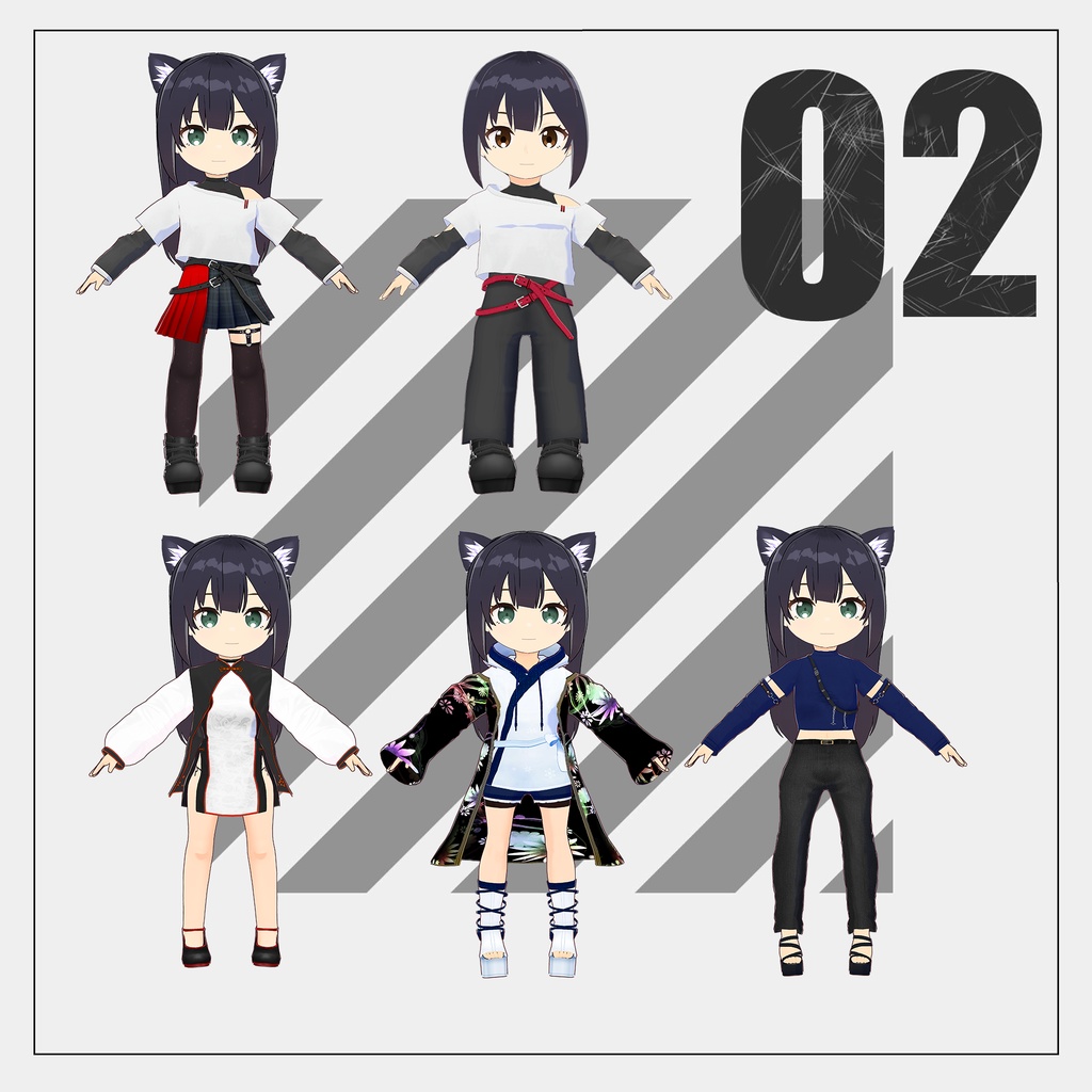 chibi素体【VRoid】