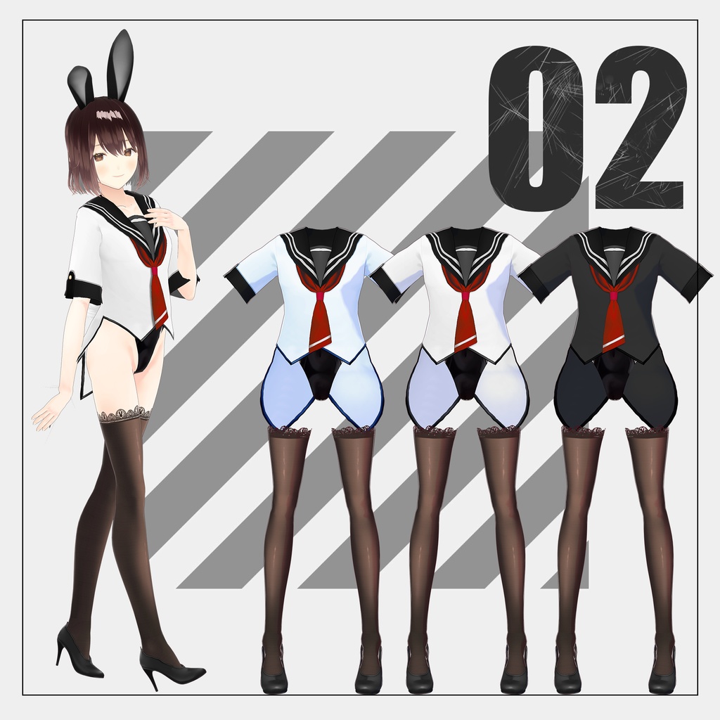 セーラーバニー【VRoid】