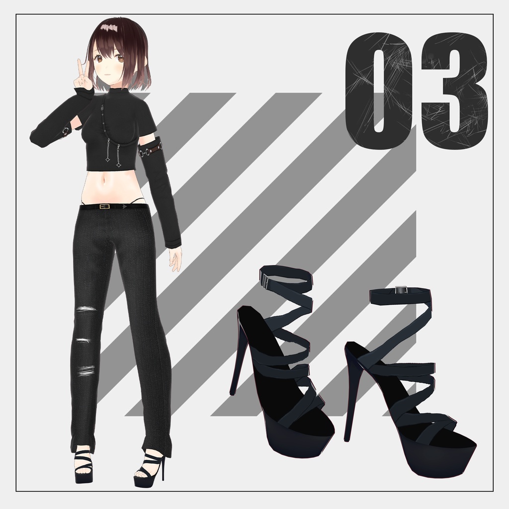 パイスラ【VRoid】