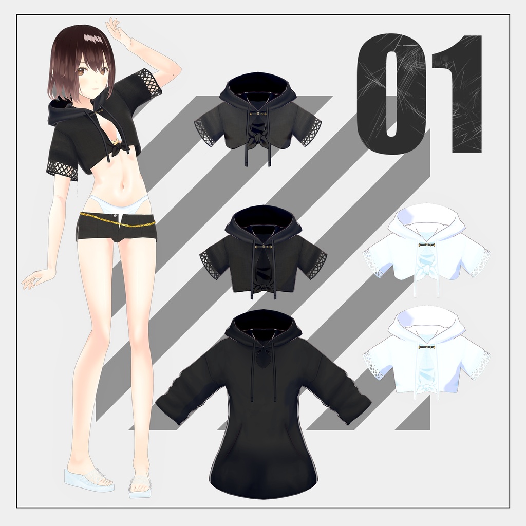 【06/30まで期間限定無料】2025水着【VRoid】