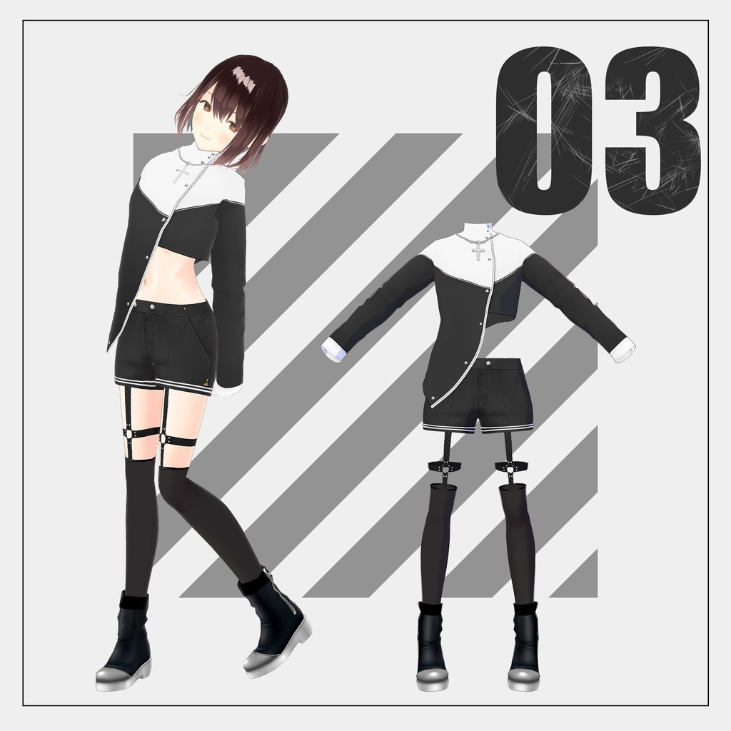 少年少女修道服【VRoid】