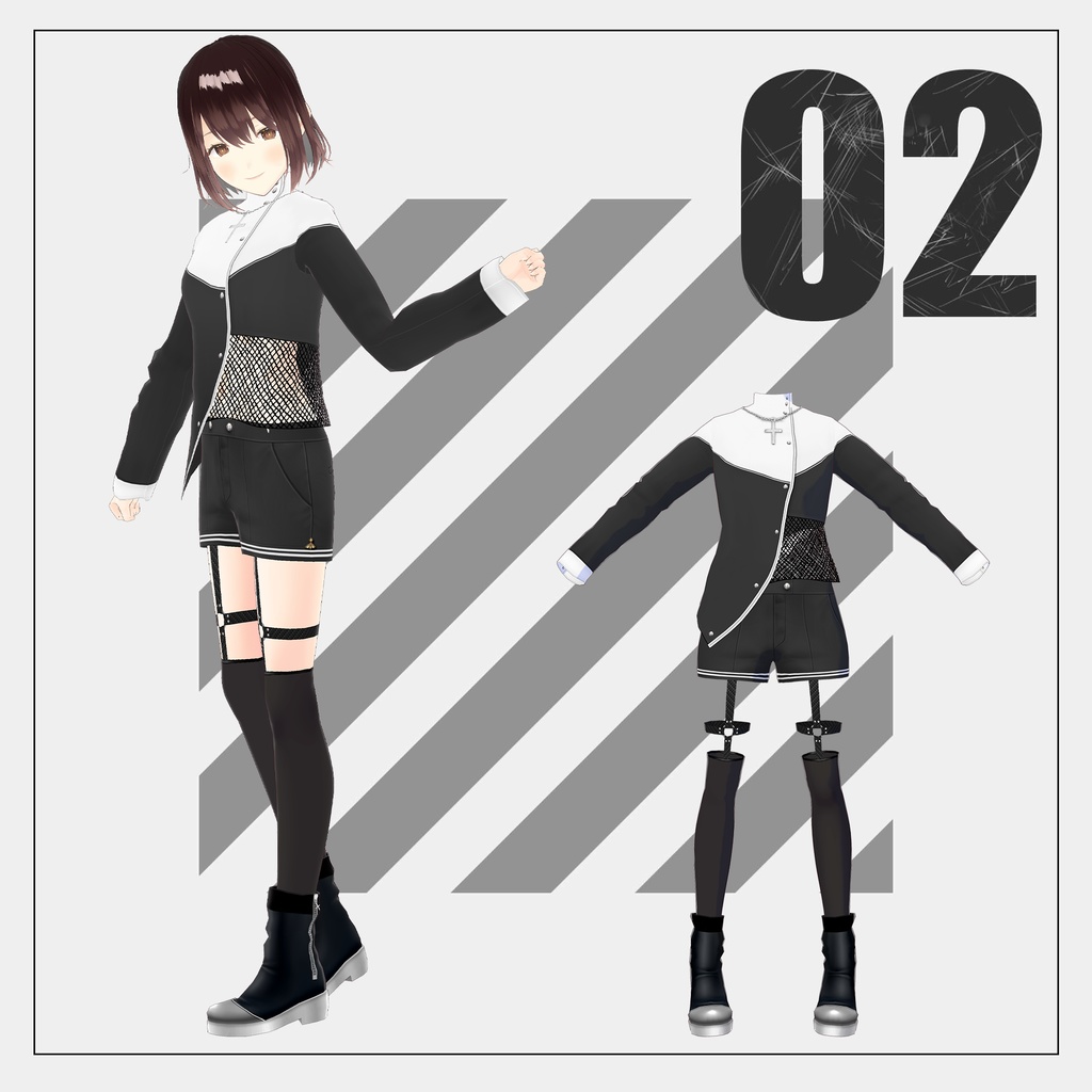 少年少女修道服【VRoid】