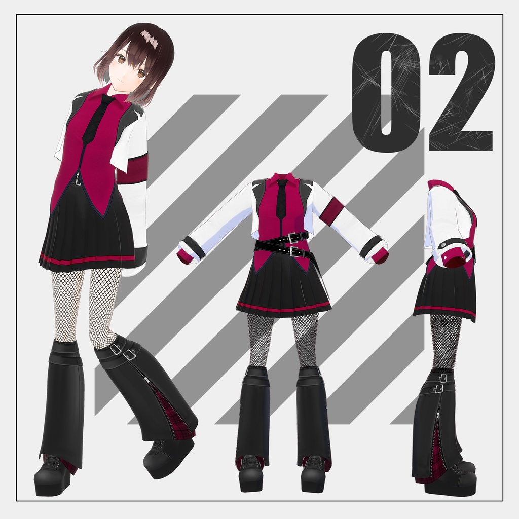 【11/24まで期間限定無料】スカーレット【VRoid】