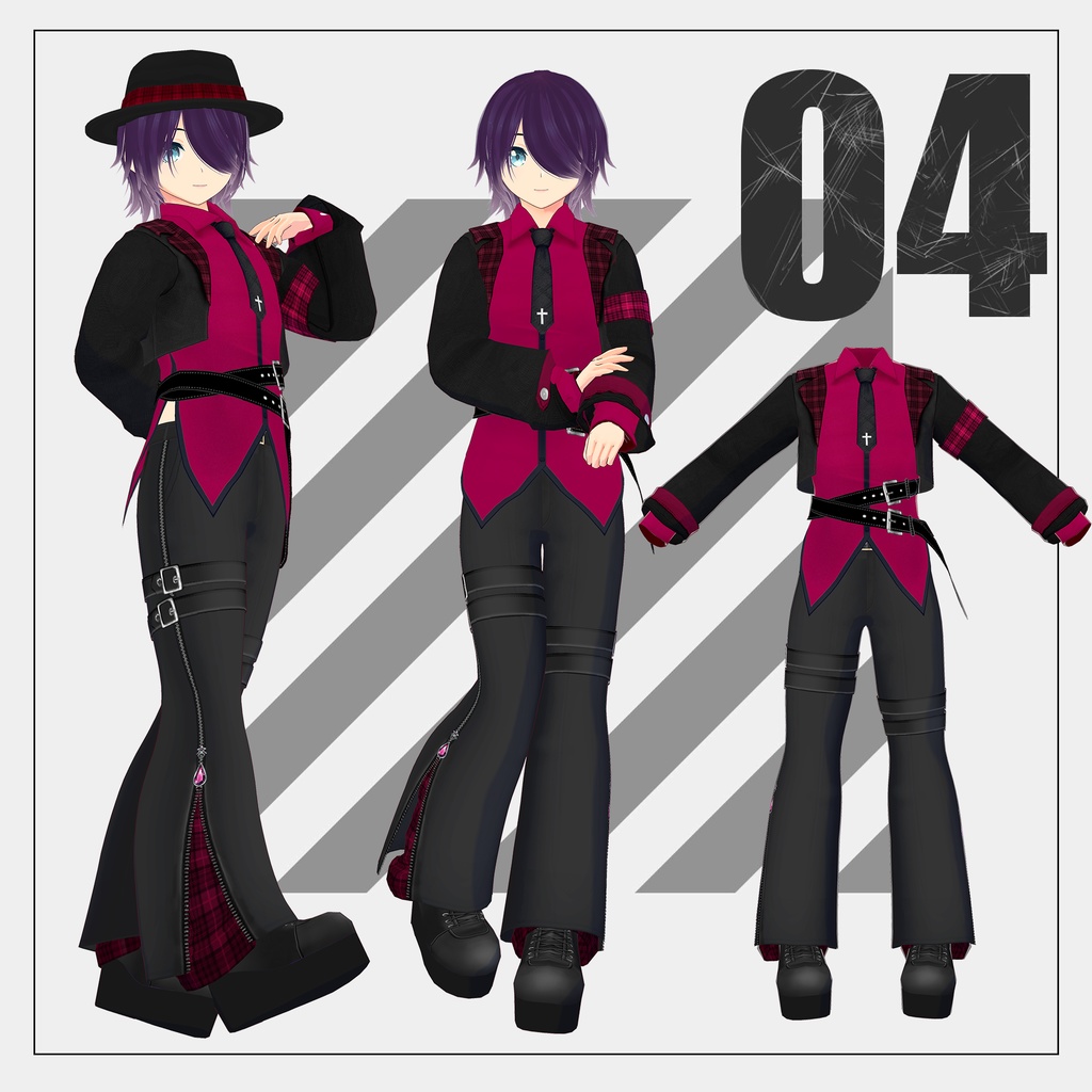 【11/24まで期間限定無料】スカーレット【VRoid】