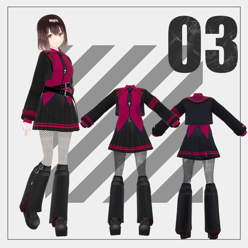 【11/24まで期間限定無料】スカーレット【VRoid】