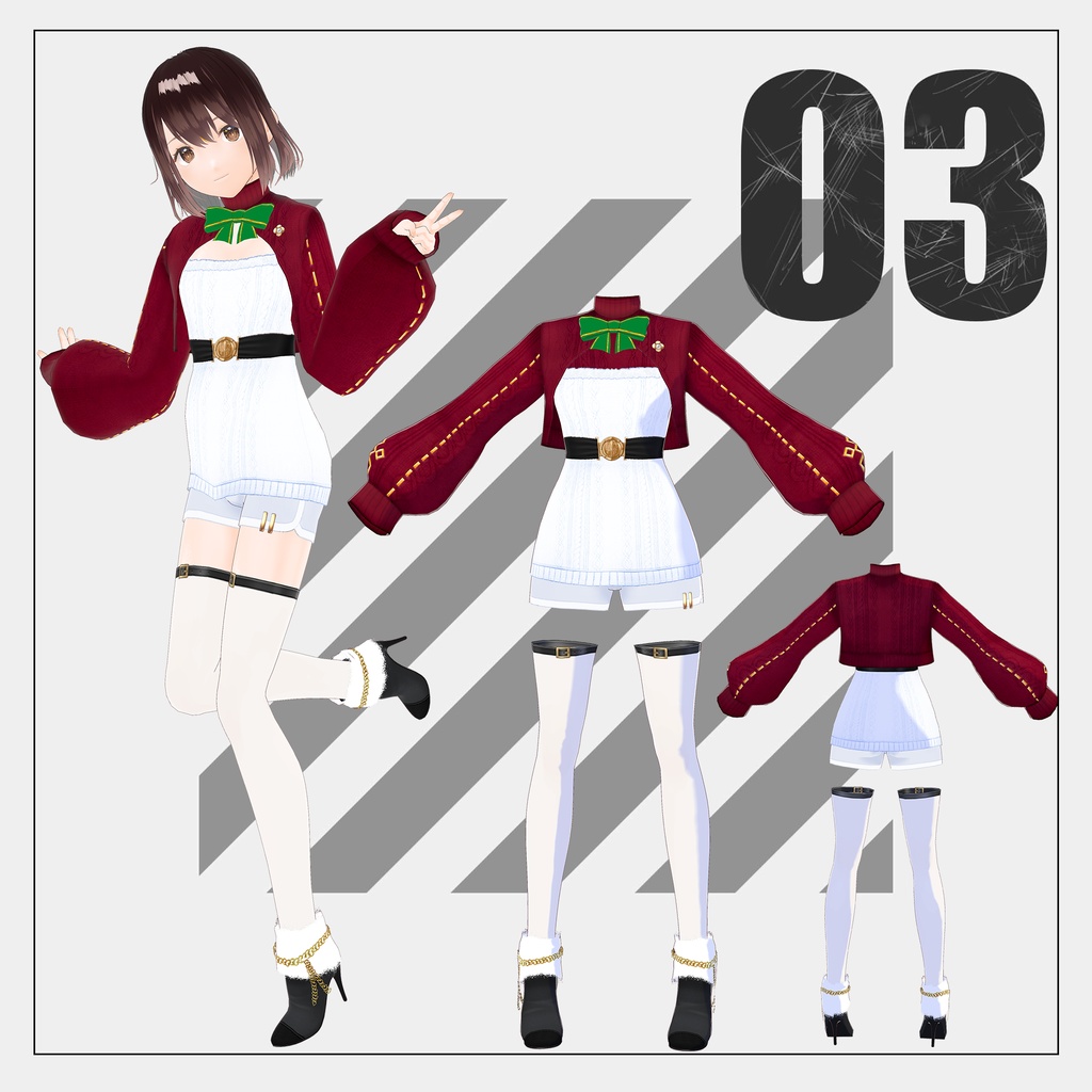 【12/25まで期間限定無料】クリスマス2025【VRoid】