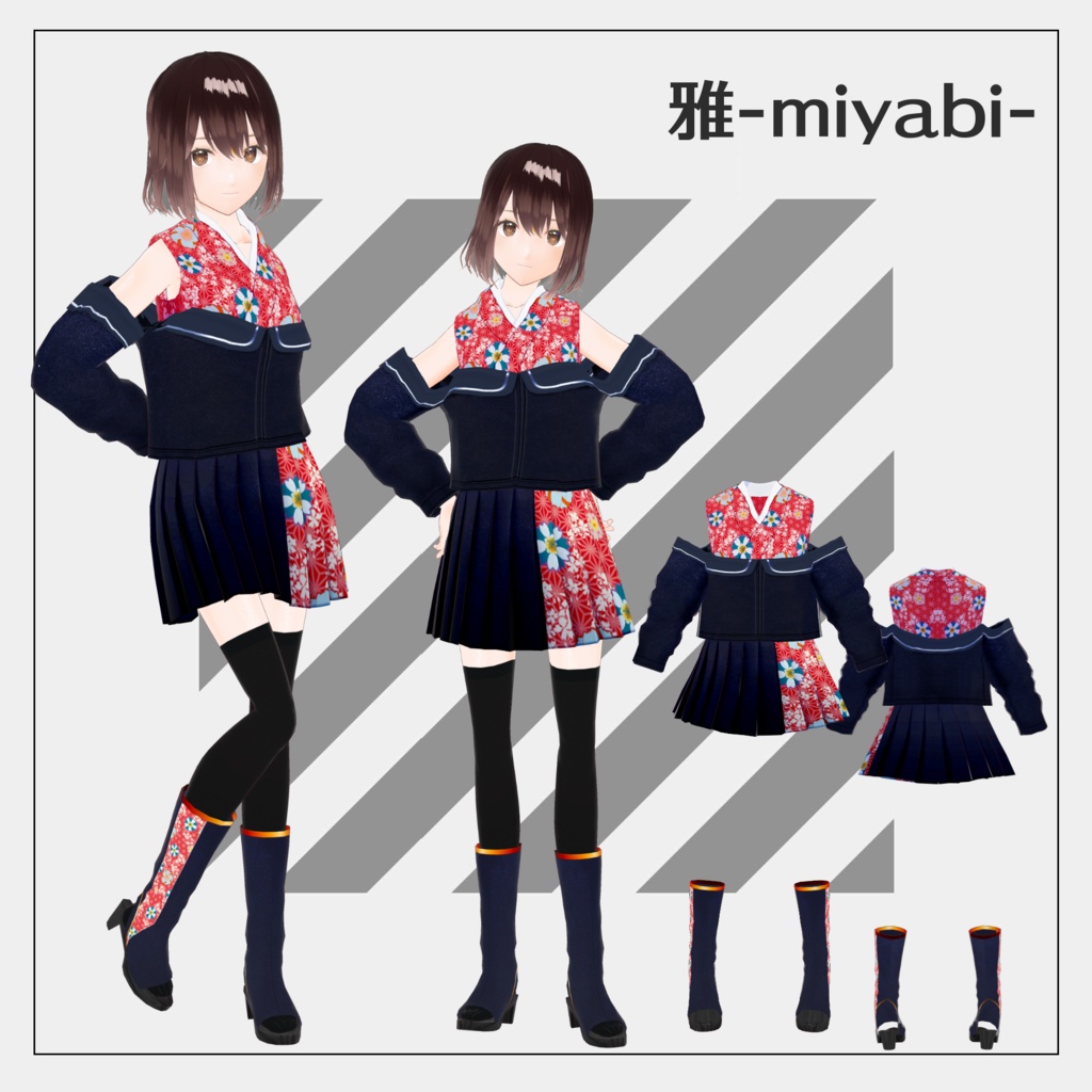 福袋衣装⑩雅【VRoid】