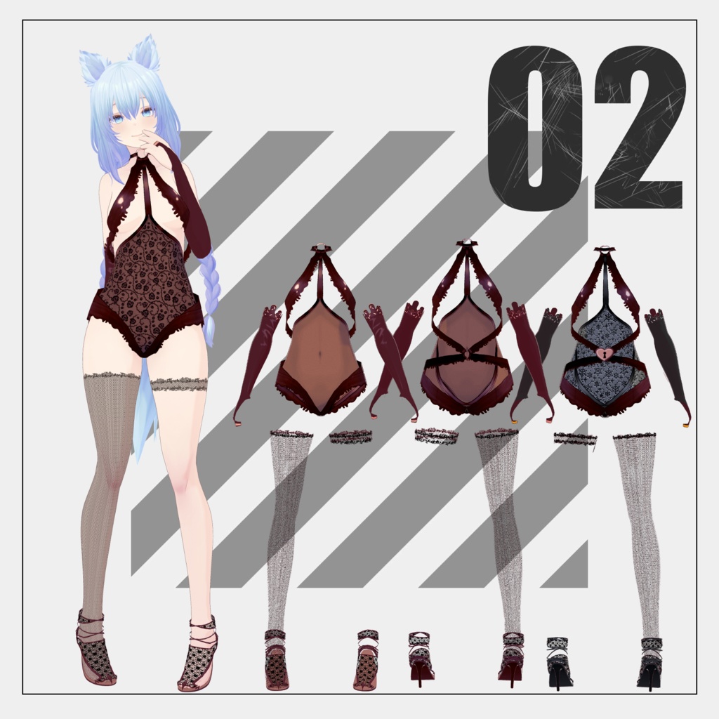 【2/13まで期間限定無料】バレンタイン魔神【VRoid】