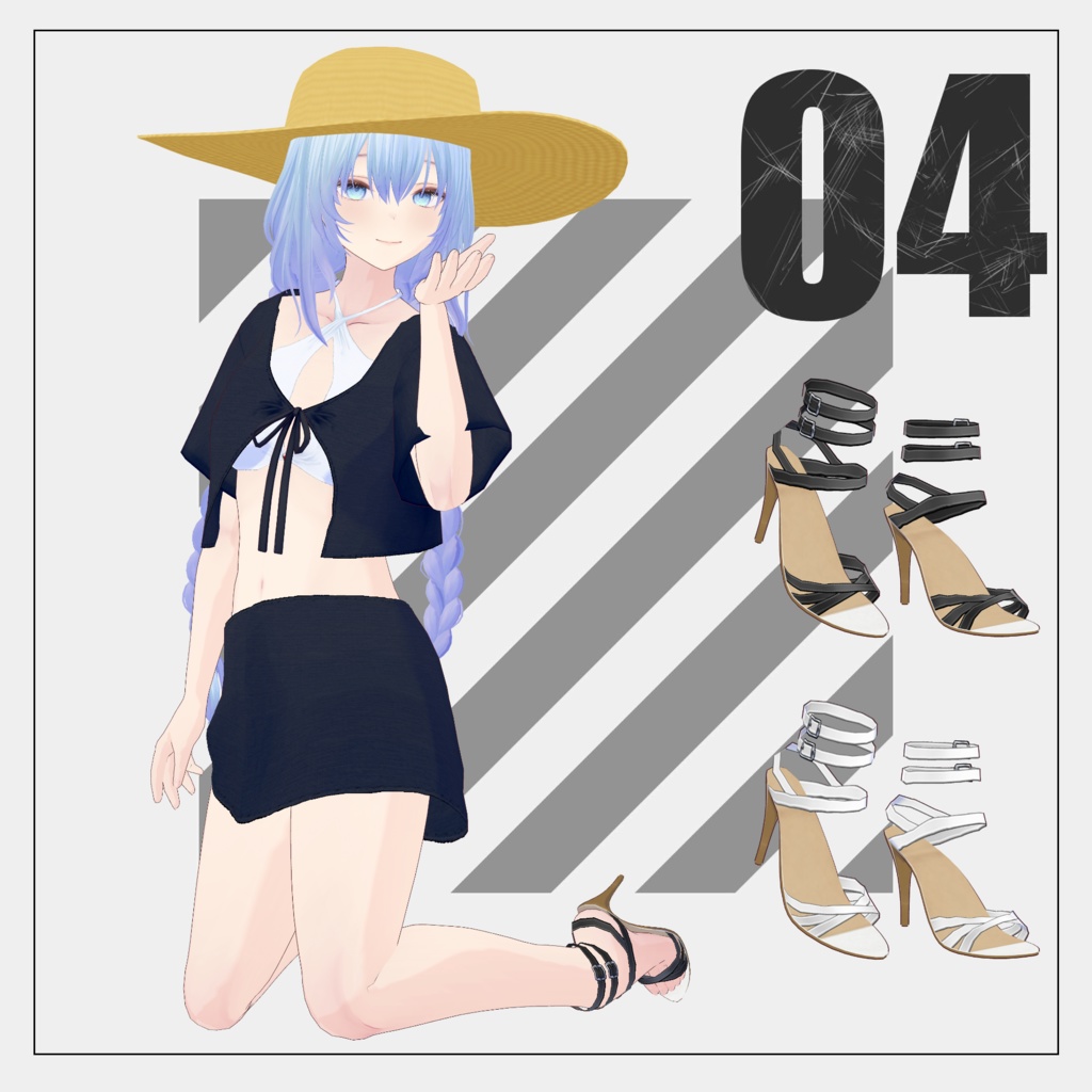 【1/25まで100円】常夏【VRoid】