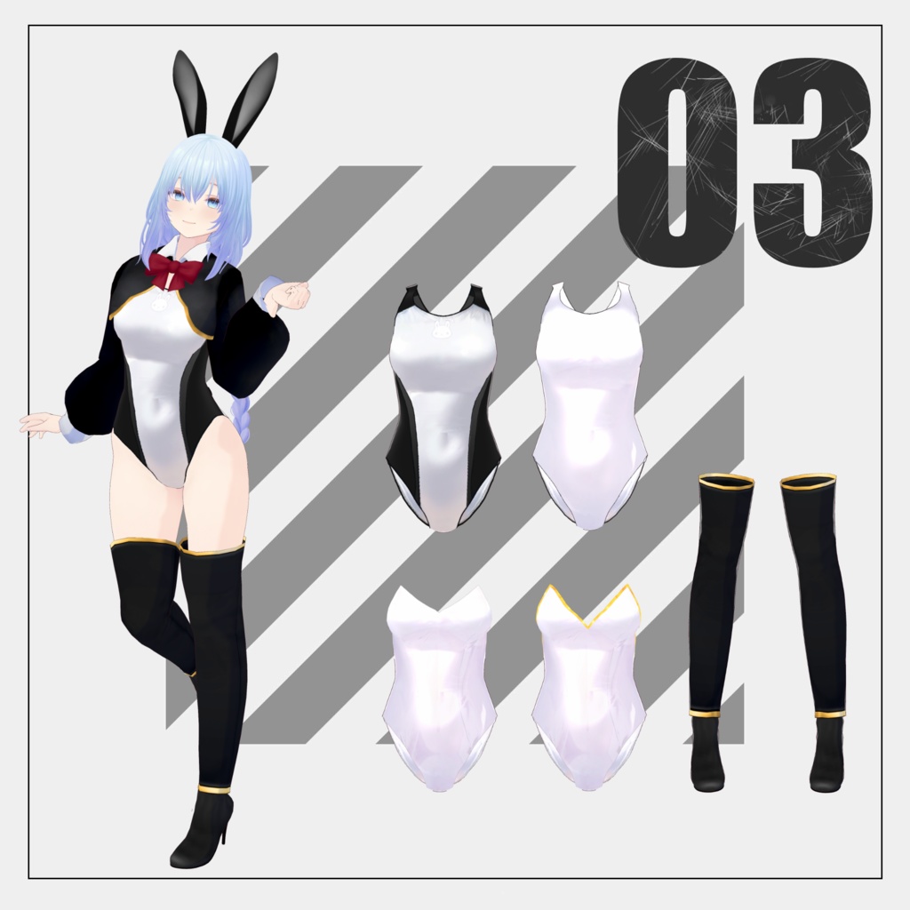 【3/17まで通常版100円】逆バニー?【VRoid】