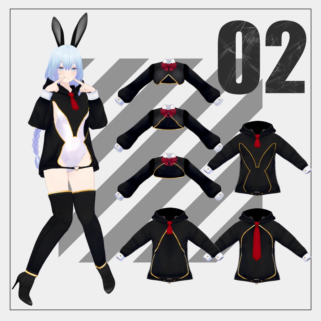 【3/17まで通常版100円】逆バニー?【VRoid】