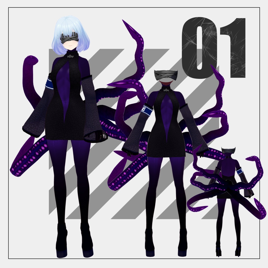 【3/30まで100円】深海風紀【VRoid】