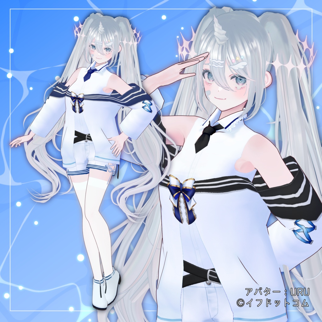 EarlySummerセーラー服【VRoid】