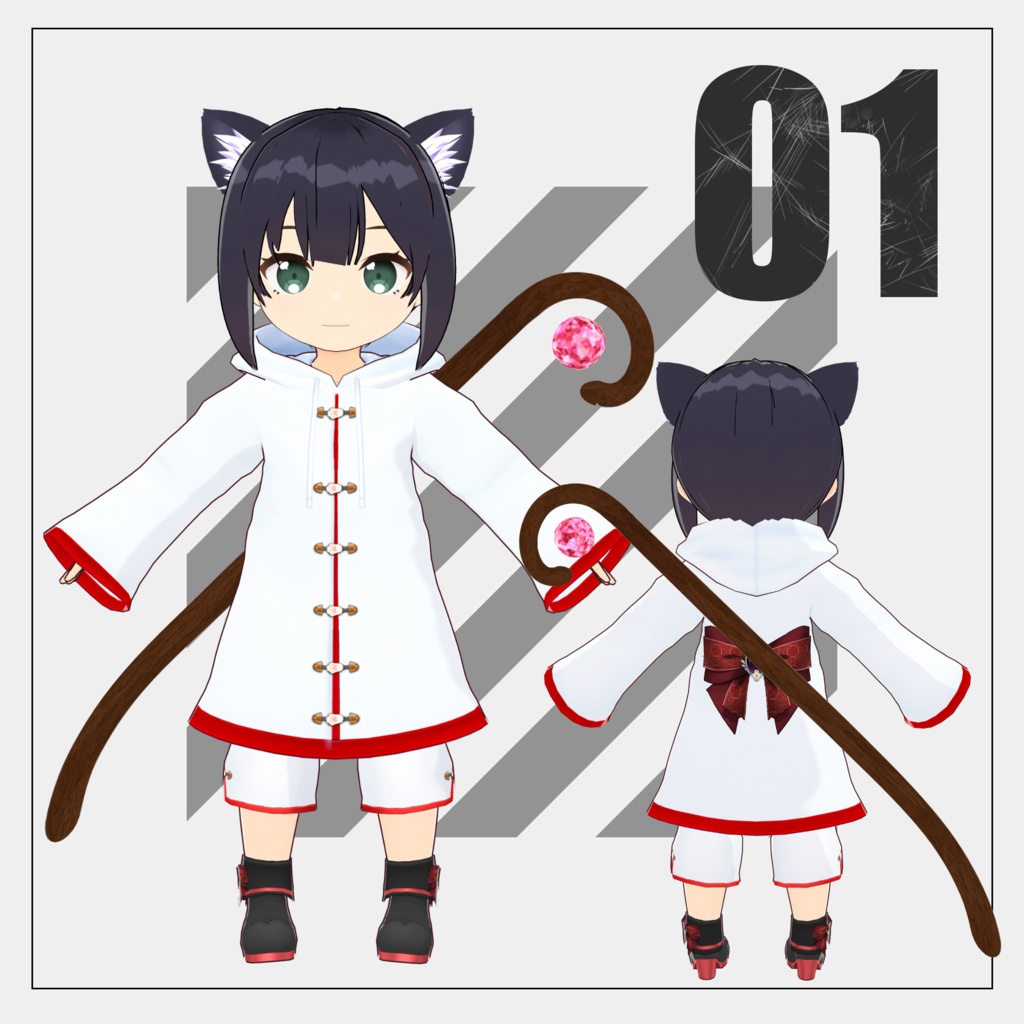 【6/6まで通常版100円】猫導師【VRoid】