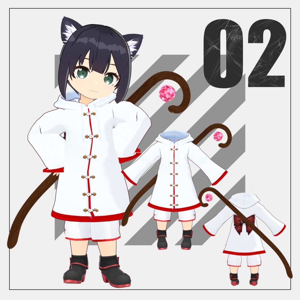 【6/6まで通常版100円】猫導師【VRoid】