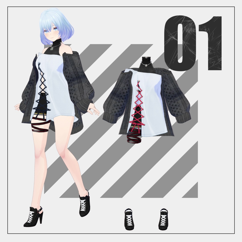 【7/29まで通常版100円】Rose【VRoid】