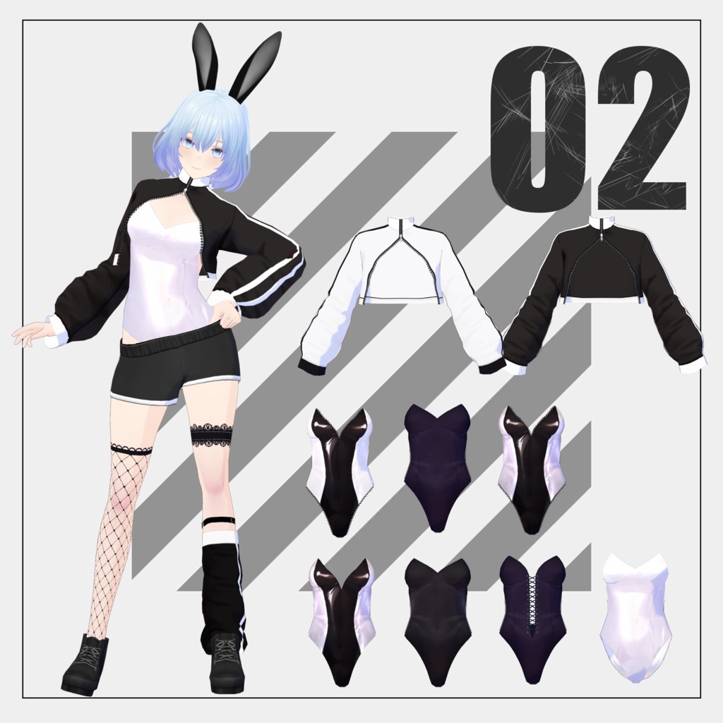 【8/2まで通常版100円】ジャージバニー【VRoid】