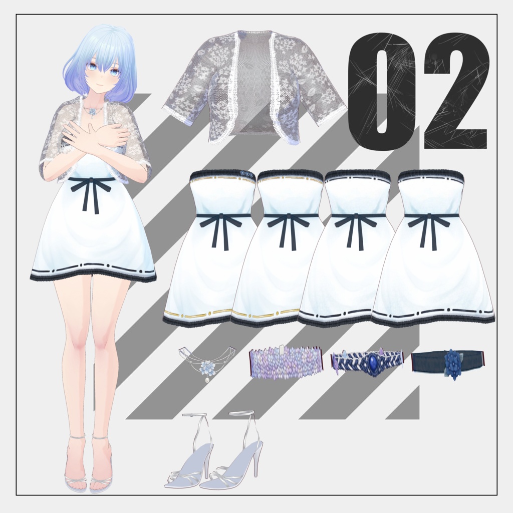 【8/3まで通常版100円】あじさい【VRoid】