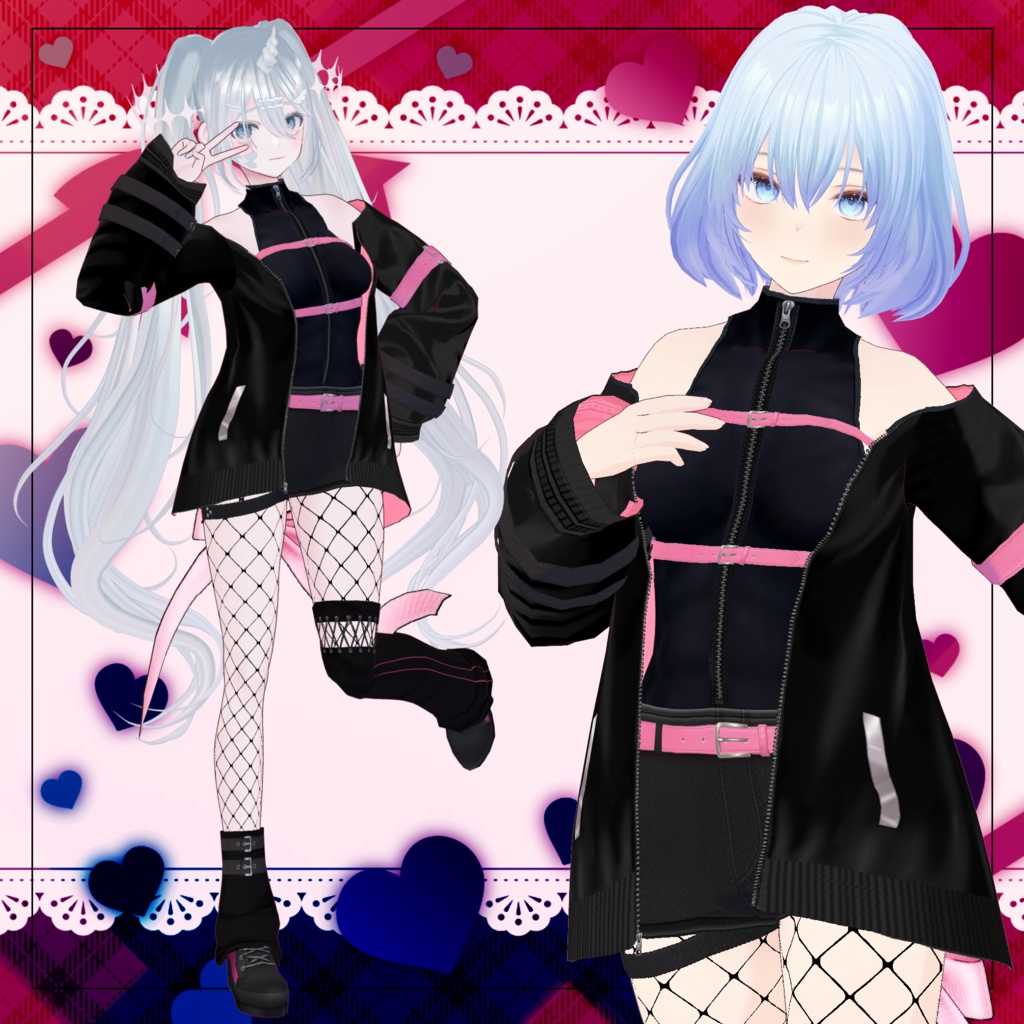 【9/19まで100円】ribbon【VRoid】