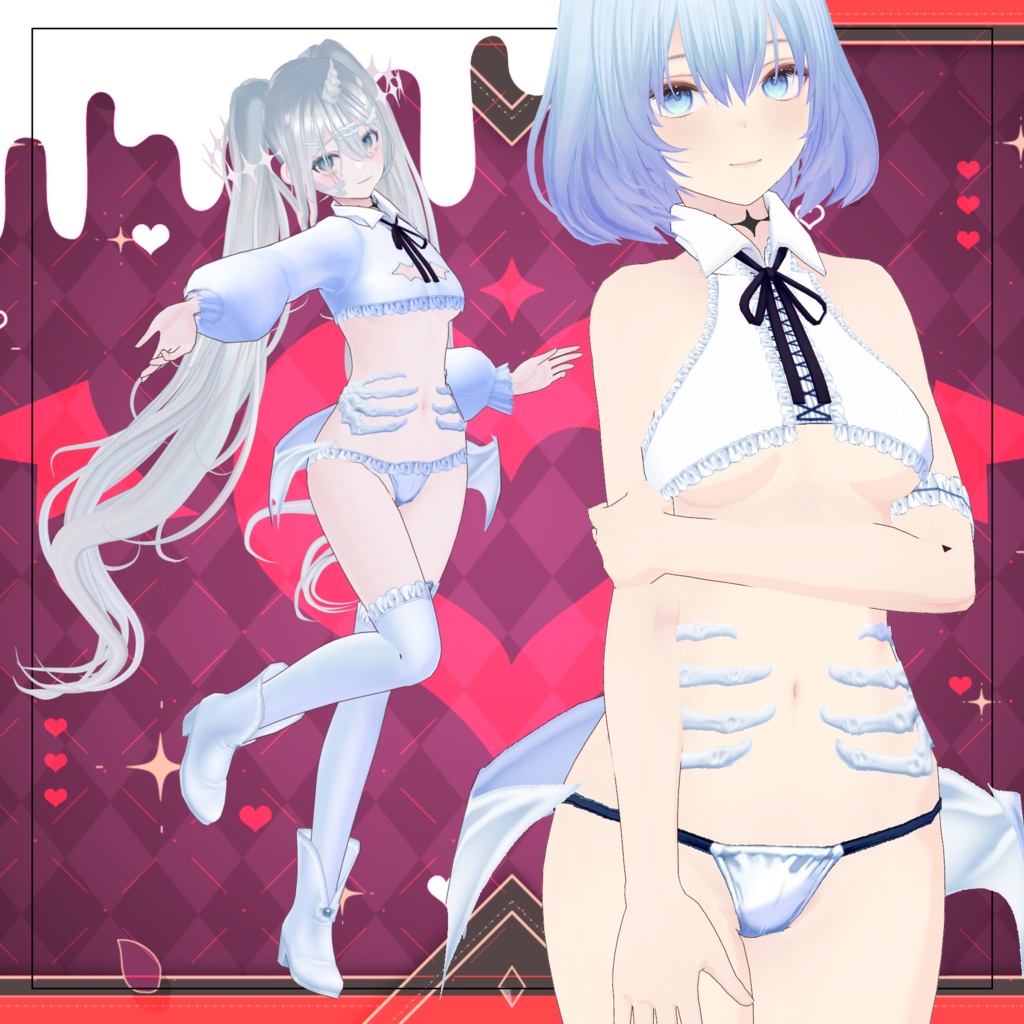 白い悪魔【VRoid】