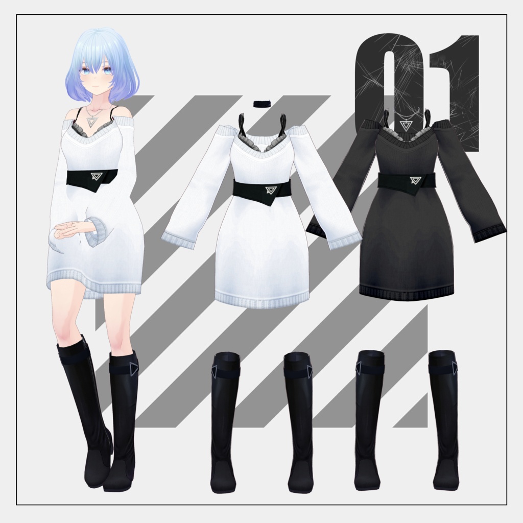 【10/17まで100円】トライアングル【VRoid】
