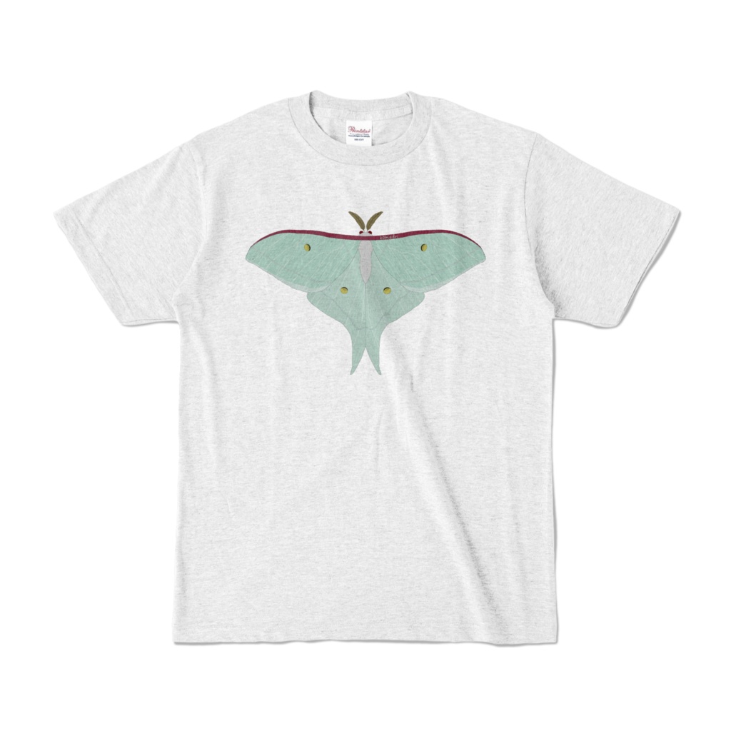 オオミズアオのTシャツ 片面(表)