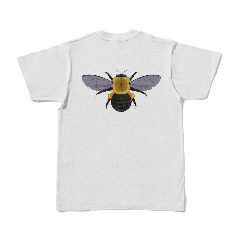 クマバチのTシャツ 両面