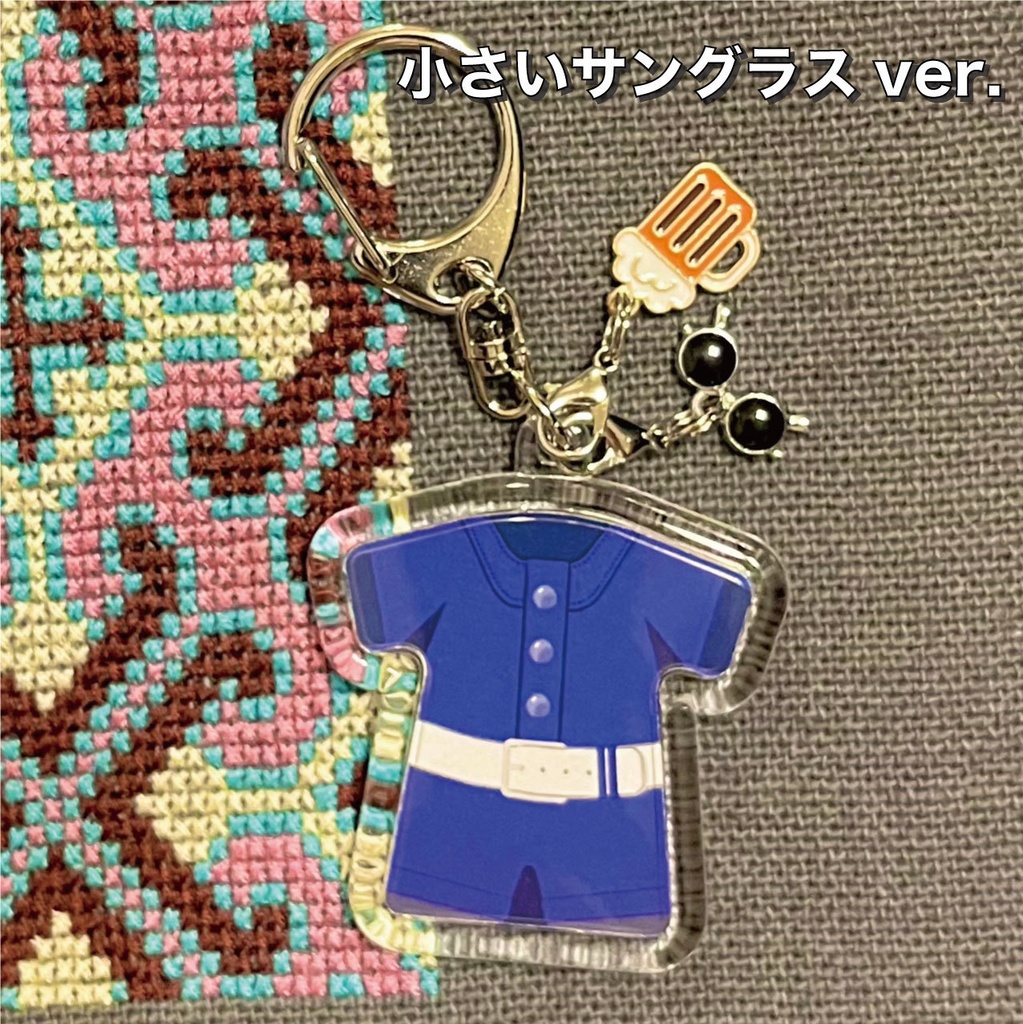 歌姫ユニフォームキーホルダー(五歌概念チャーム付き)