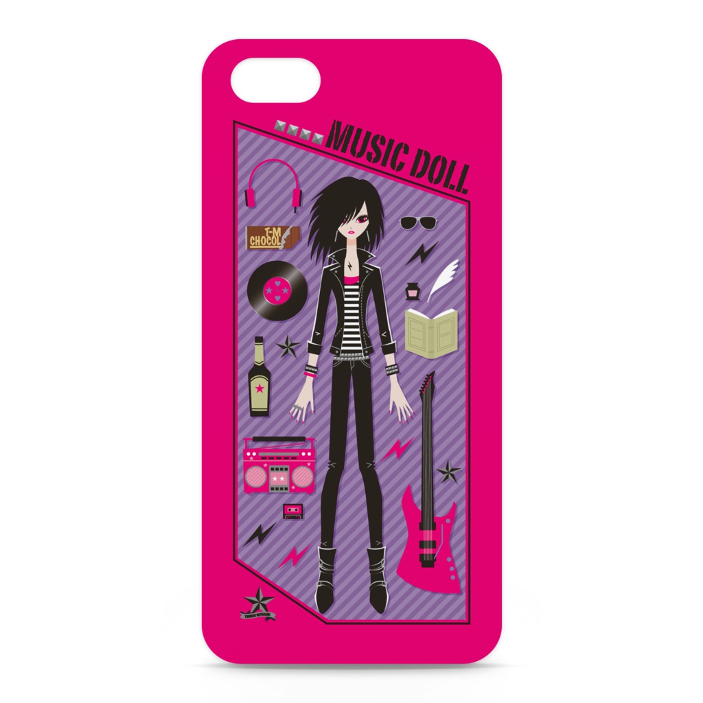 MUSIC DOLL iPhoneケース