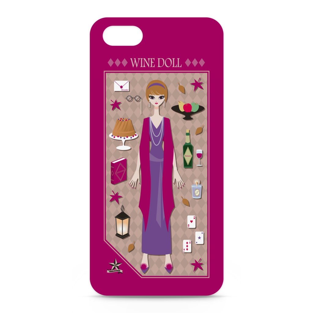 WINE DOLL iPhoneケース