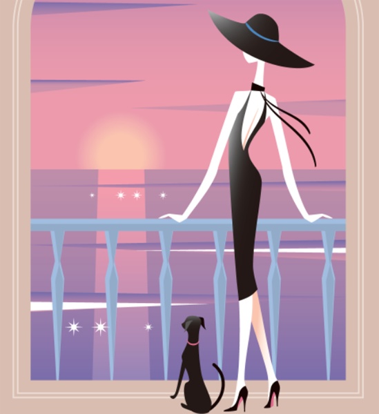 ブック型メッセージカードステッカー 8月