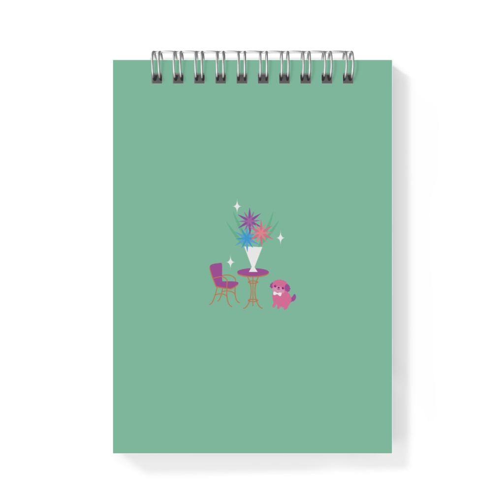 雑誌表紙風メモ帳 5月 “MYSTIC GARDEN”