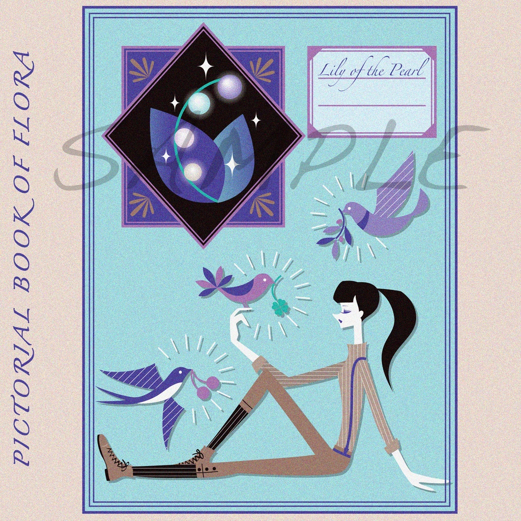 レトロ図鑑ブックカバー A4サイズデータ 3種セット