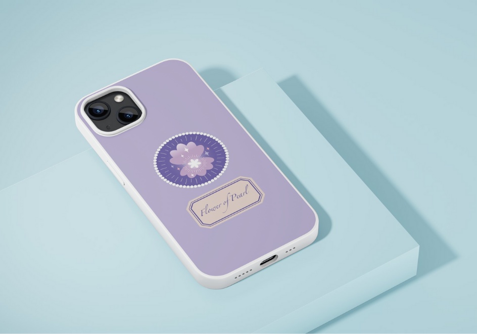 スマホ壁紙6枚セット レトロ図鑑風(植物/貝殻/宇宙)