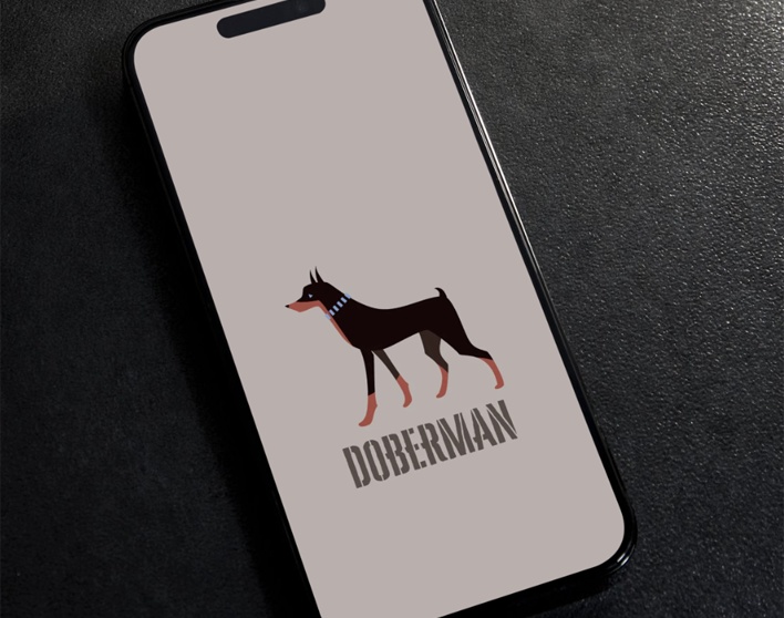 犬のスマホ壁紙6枚セット(柴犬/ビションフリーゼ/ダックスフント/プードル/ワイマラナー/ドーベルマン)