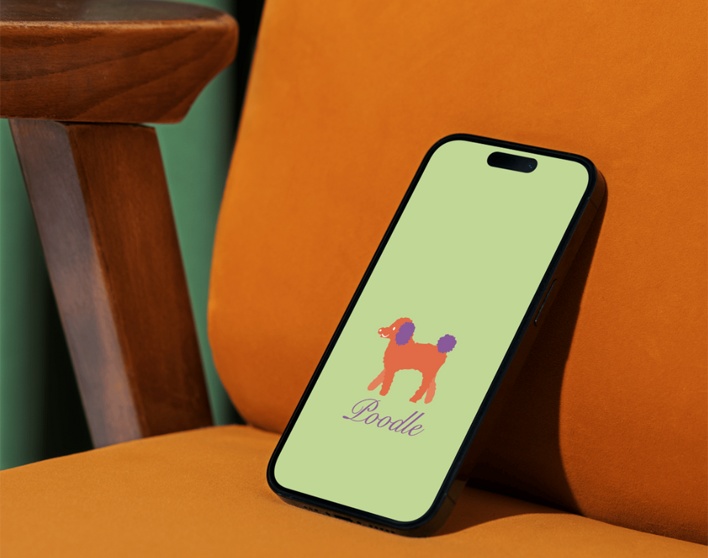 犬のスマホ壁紙6枚セット(柴犬/ビションフリーゼ/ダックスフント/プードル/ワイマラナー/ドーベルマン)