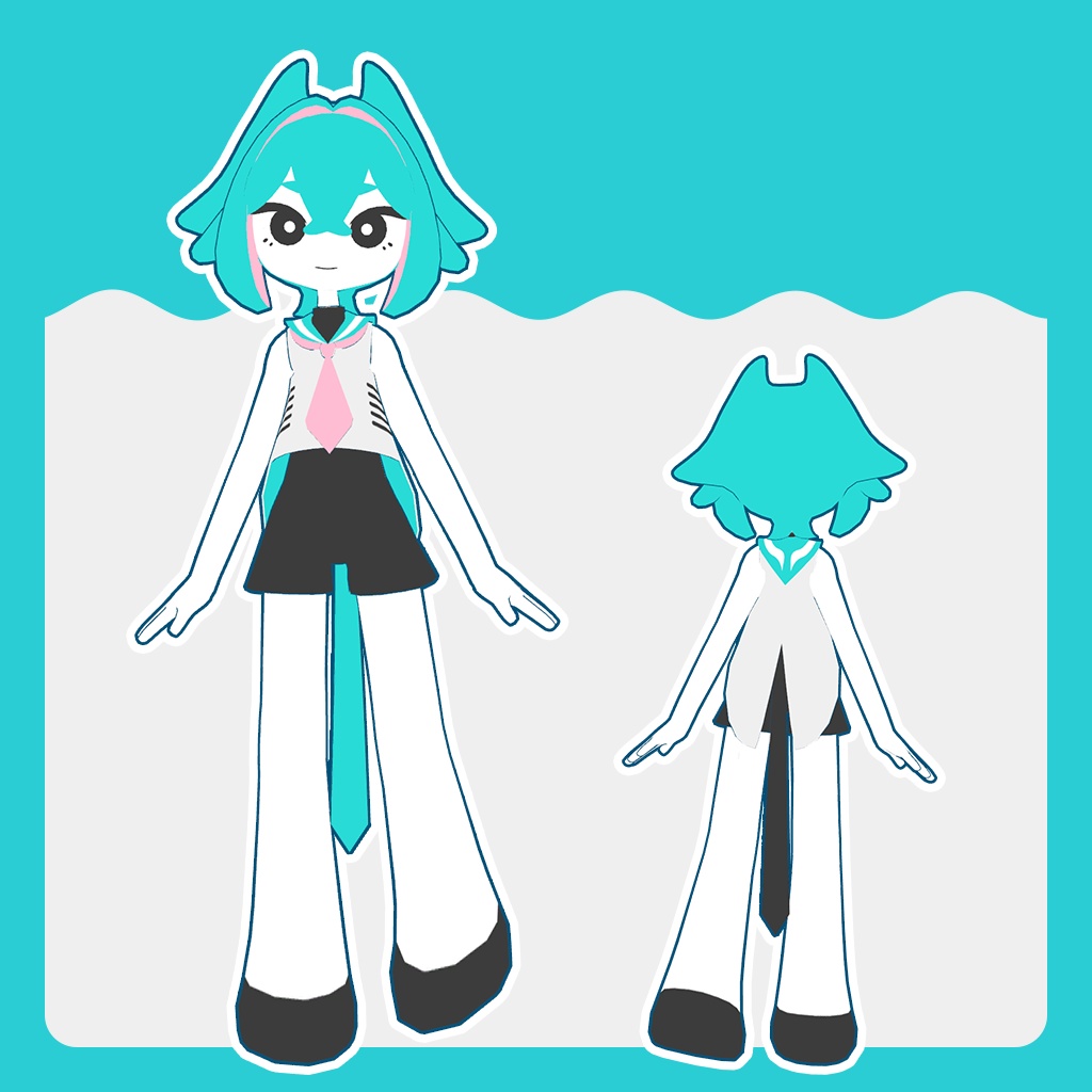 オリジナル3Dモデル「RayRay - レイレイ」