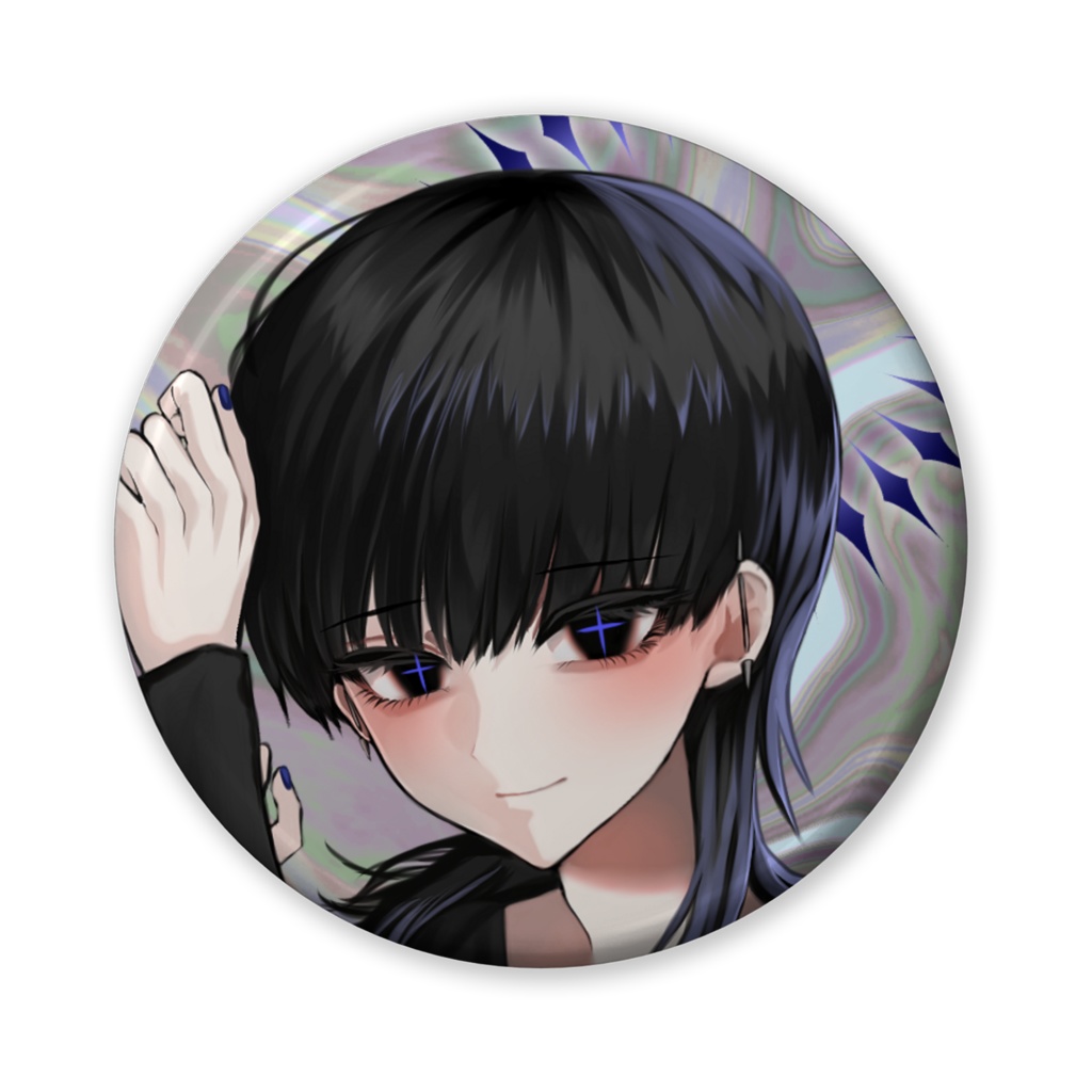 魅黒十缶バッジ56mm  vol.1