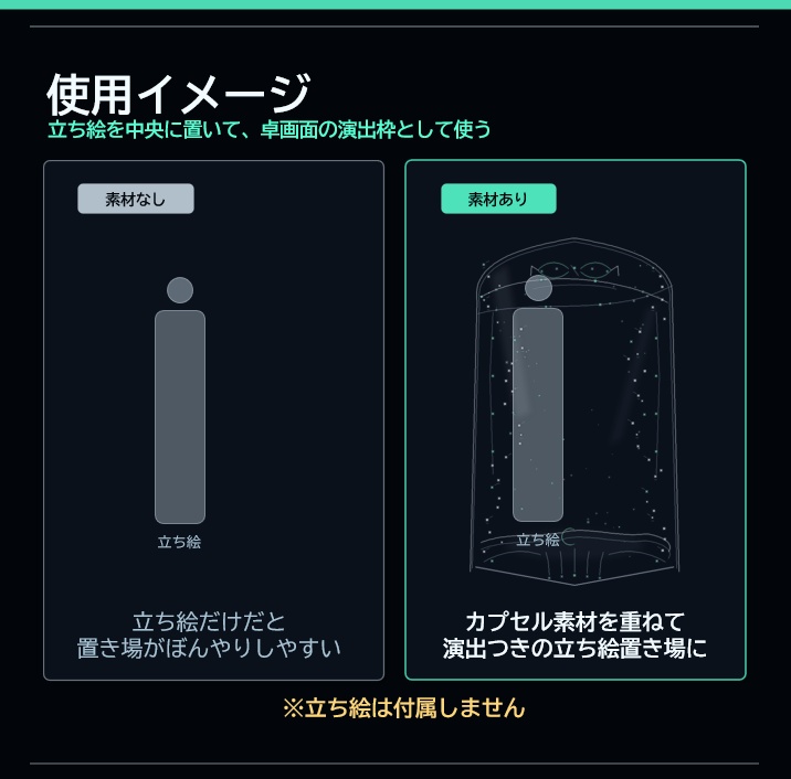 動く!シンプルな実験カプセル風の立ち絵置き場 APNG