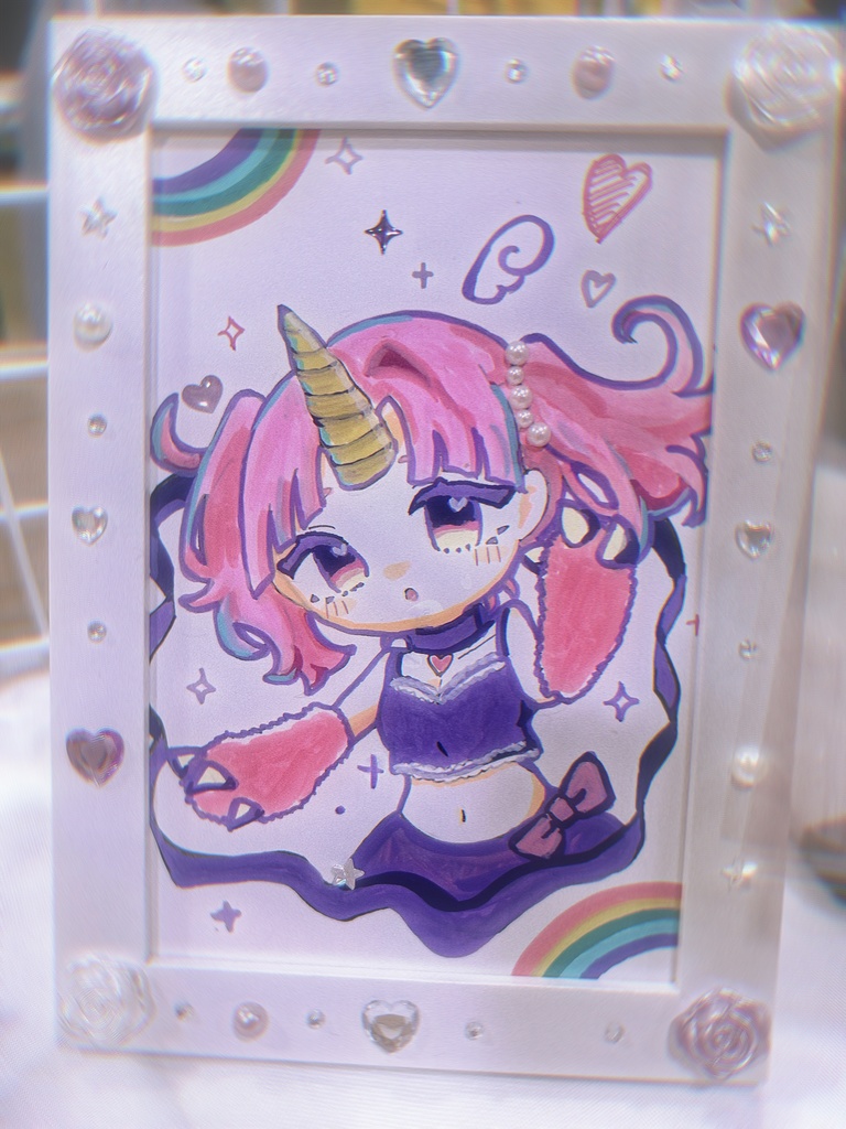 写真立てデコイラスト